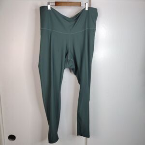 Old Navy Active PowerSoft Extra High Rise Legging Green Go Dry Women Plus Sz XXL